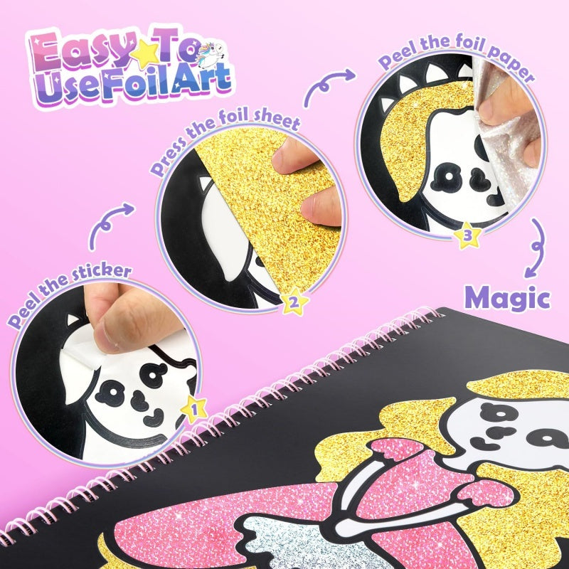 Unicorns And Princesses Mess Art Kit