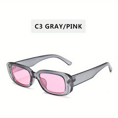 Retro 90s Vintage UV400 Sun Shades Glasses for Summer Beach