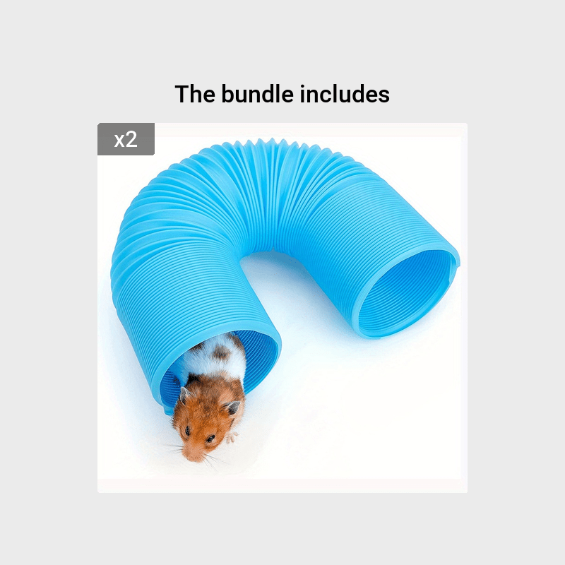 Expandable Pet Tunnel Toy for Guinea Pigs - Fun Play Tube for Small Animals