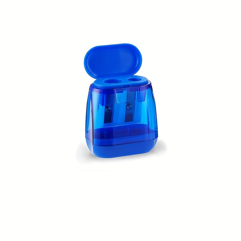 Dual Hole Manual Pencil Sharpener for Adults & Students