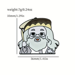 School Student Council President Brooch for Men