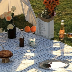 Classic Plaid Picnic Mat Moisture proof Waterproof Mat