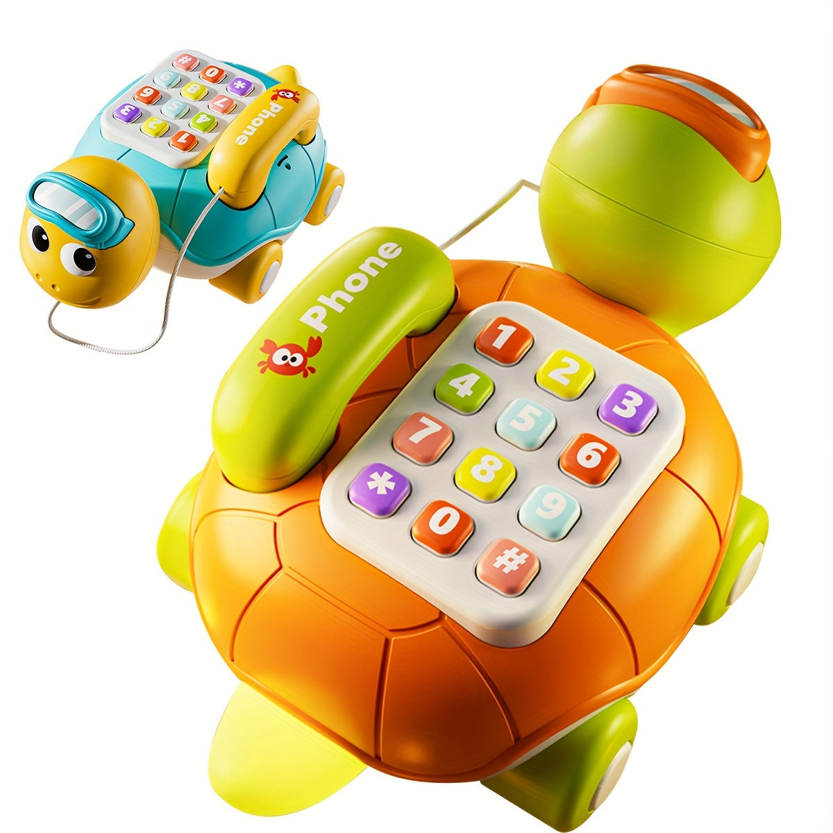 Baby Multifunctional Toy Music Turtle Telephone