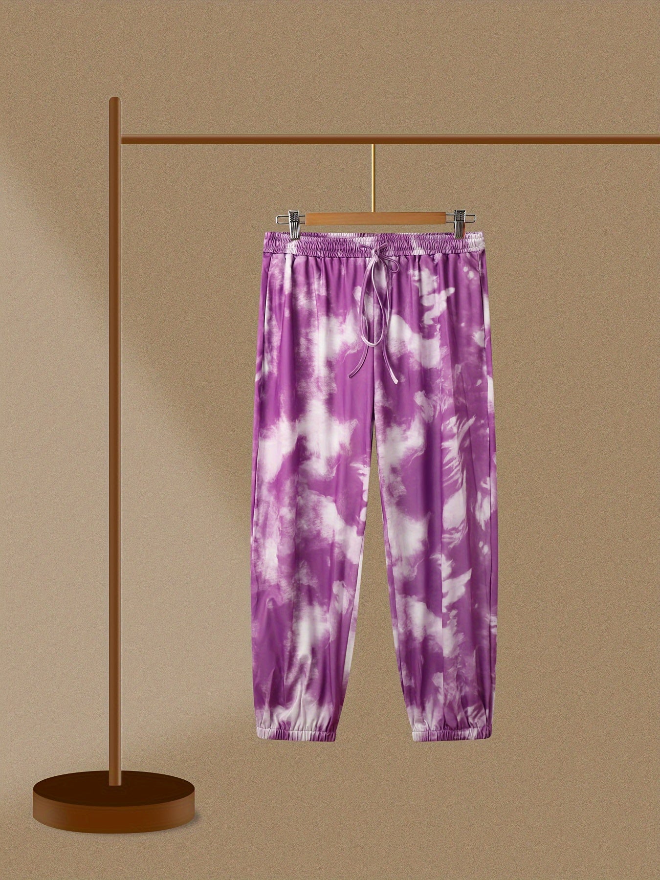 Tie Dye Drawstring Jogger Trousers