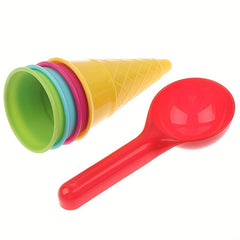 Beach Ice Cream Set Plastic Cup Toy