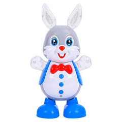 Interactive Dancing Rabbit Toy with Sound and Light Effects