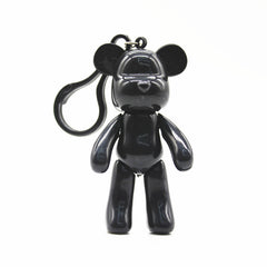 Bear Solid Keychain Cartoon Animal Bag Key Chain Keyring Ornament