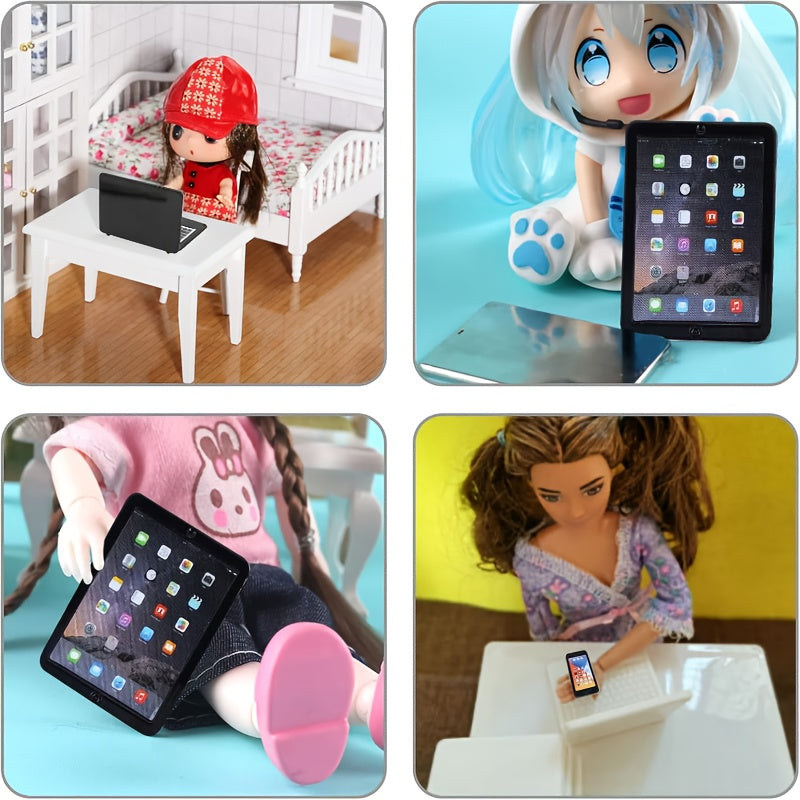 Dollhouse Phone & Tablet Set for Mini Scenes