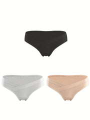 Breathable Low Waist Maternity Panties U-shaped Belly Support