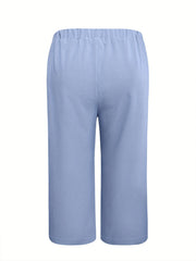  Wide Leg Trousers With Pockets