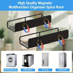 Magnetic Spice Rack Organizer for Fridge and Microwave