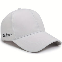 Casual Baseball Cap Embroidered Cotton Dad Hat Sunscreen Sports