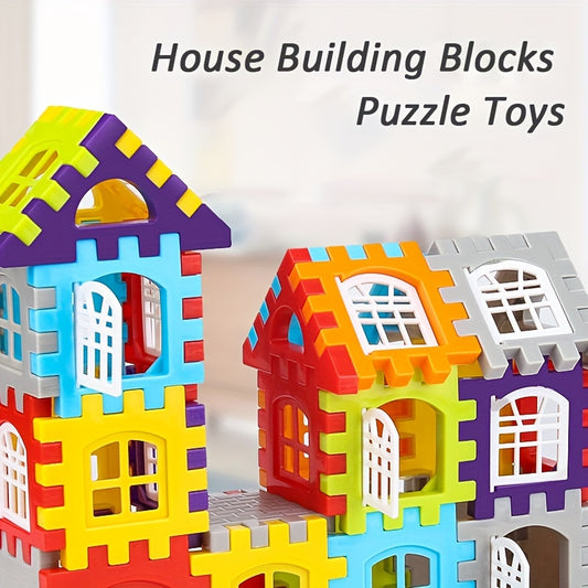 Toy Building Blocks Set - 50pcs & 25pcs - Fun Birthday Gift for Kids