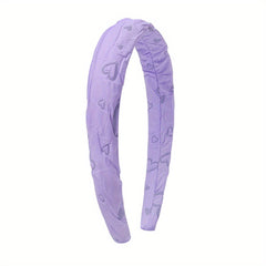 Sponge Headband Wash Face Spa Make Up Head Hoop Wide Brim Hair Band