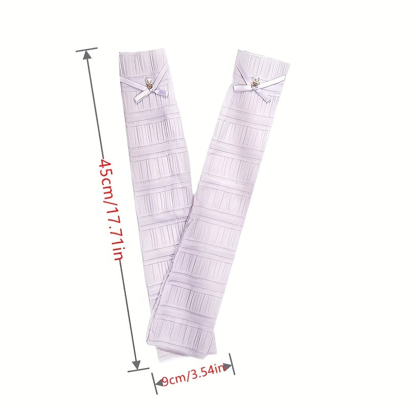 Lace Long Gloves Faux Pearl Decor Wedding Bridal Women Sunscreen Ice Sleeves