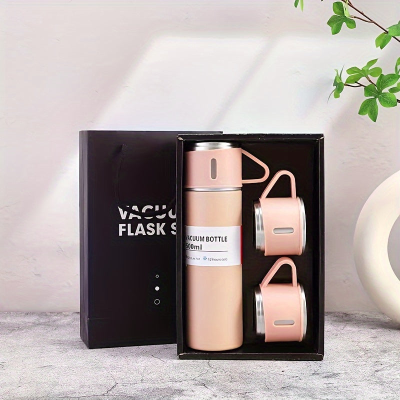 16pc 500ml Stainless Steel Coffee Cups Set - Hot Cold Beverage Bottle
