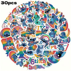 Stitch Graffiti Mini Sticker Pack - 30 Waterproof Vinyl Decals