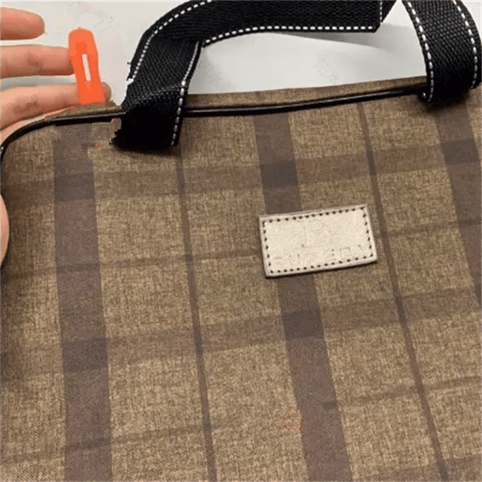 Plaid Print Makeup Bag Cosmetic Organizer Large Capacity Pouch