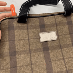 Plaid Print Makeup Bag Cosmetic Organizer Large Capacity Pouch