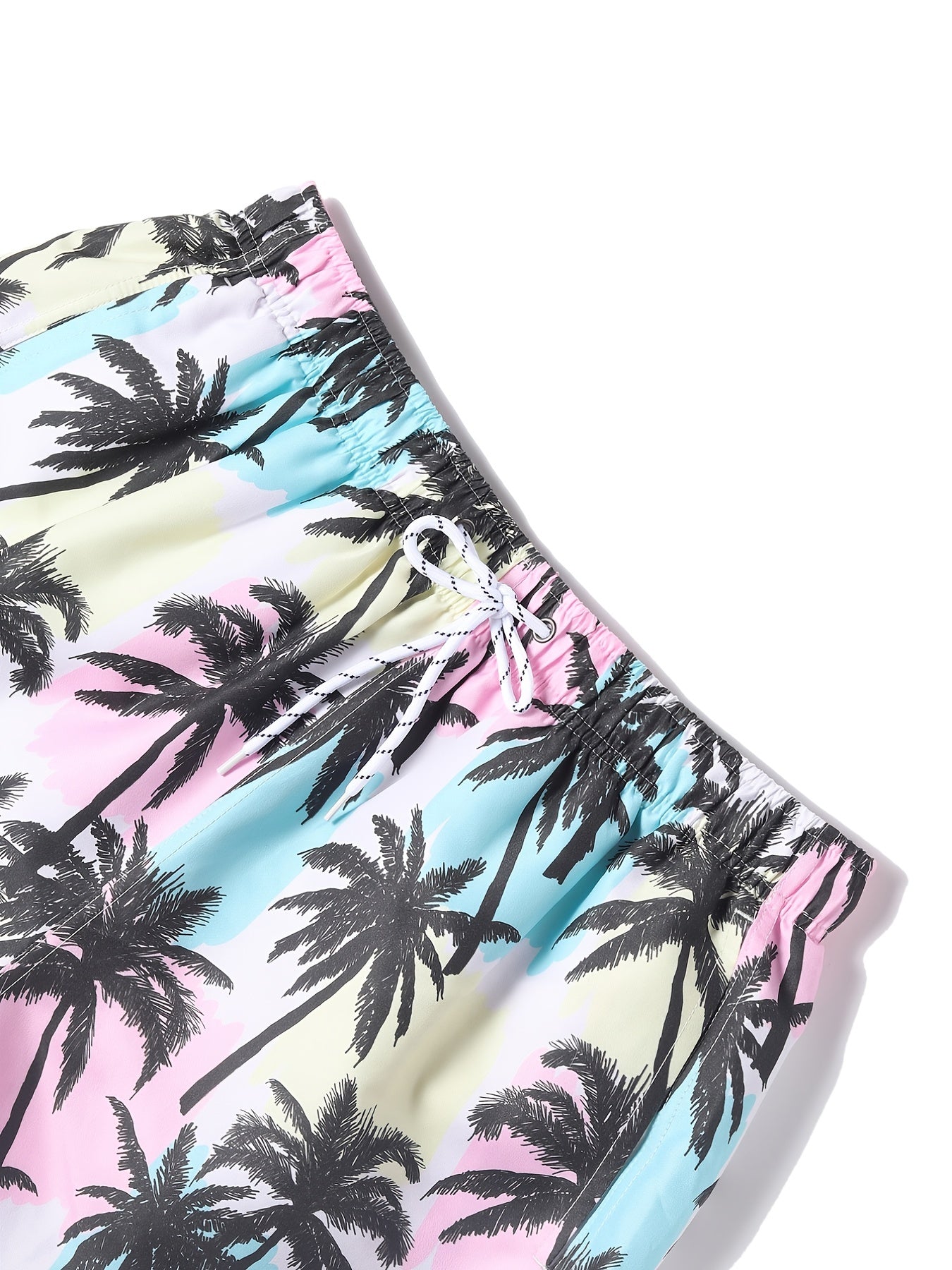 Men's Trees Swim Trunks Beach Pants Drawstring Boardshorts