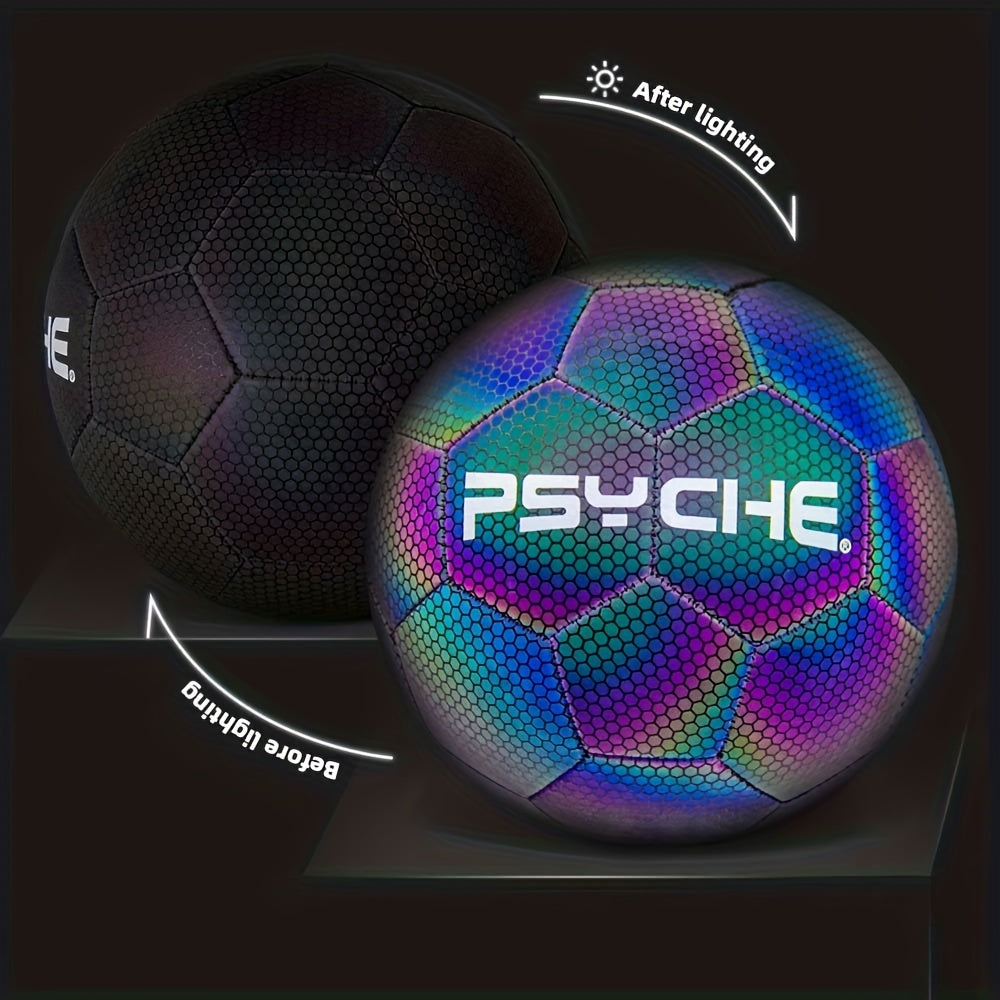 Reflective Size 5 Football for Outdoor Practice and Gift