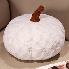 3D Pumpkin Plush Pillow Fluffy Halloween Decor Cushion