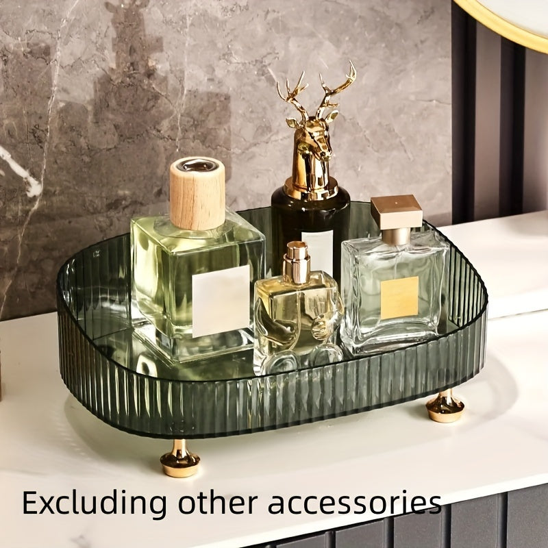 Makeup Storage Box Skincare Tray Organizer for Dresser Bathroom Bedroom