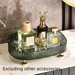 Makeup Storage Box Skincare Tray Organizer for Dresser Bathroom Bedroom
