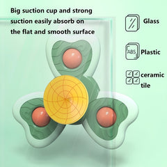 Suction Cup Spinning Top Insect Toys for Babies