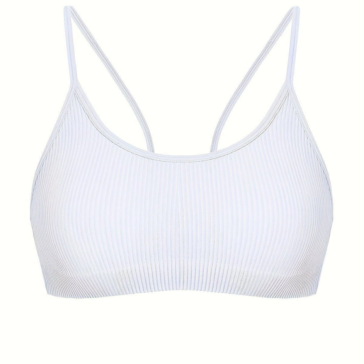 Comfy Ribbed Wireless Bra for Women