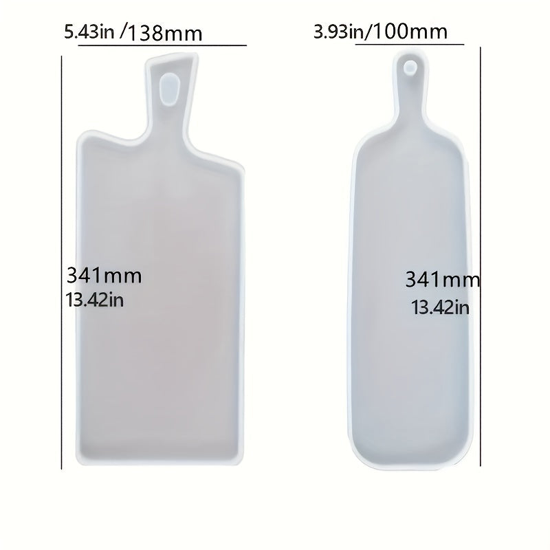 Large Epoxy Silicone Tray Mold with Handles - DIY Resin Casting Mould