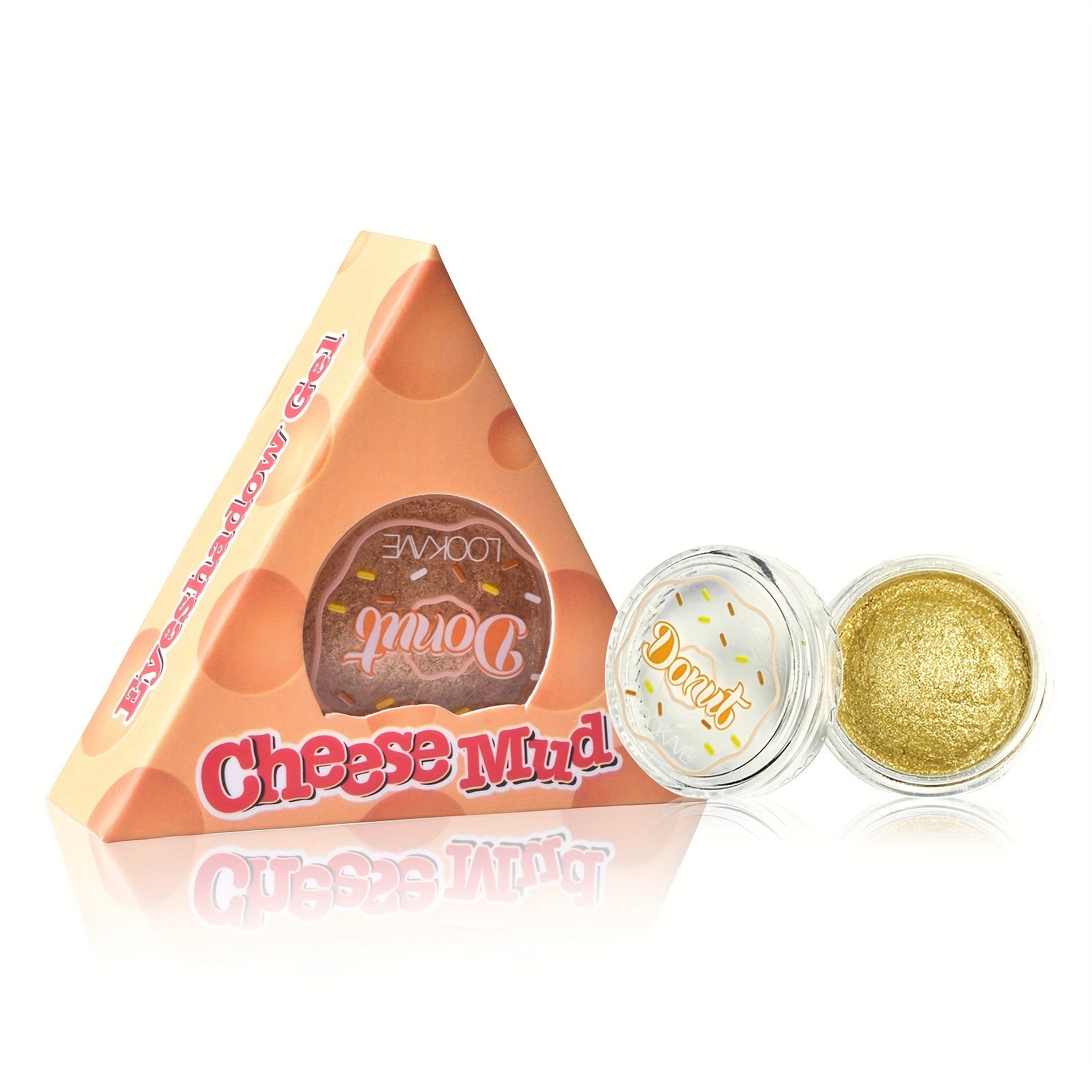 16 Colors Pearly Eyeshadow Clay Brown Golden Cheese Mud Shimmer Glitter