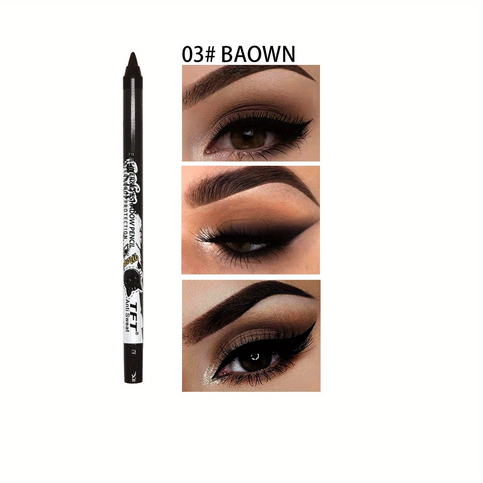 12 Colors Eyeliner Eyeshadow Pen Matte Finish Waterproof