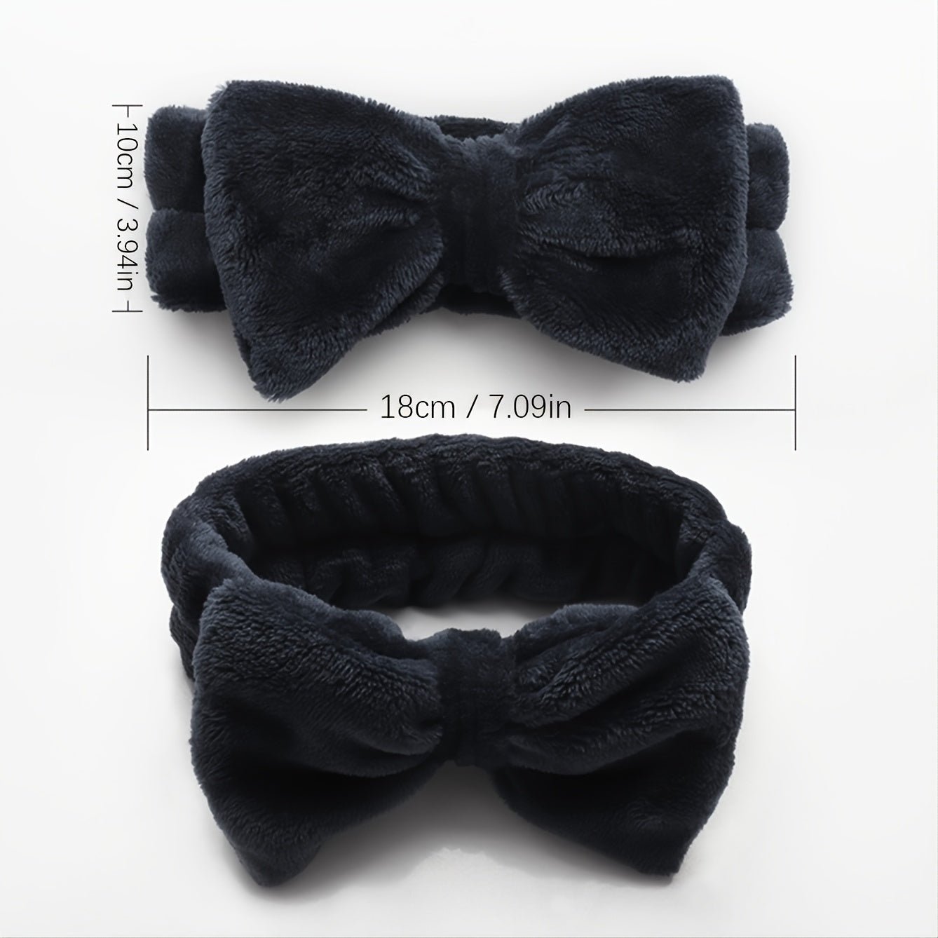 Soft Bow Hair Band Spa Headband for Women