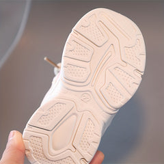 Boys Lace Up Sneakers Lightweight Anti-Slip Outdoor Shoes
