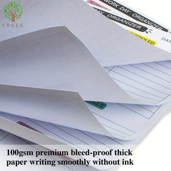 Undated Minimalism Planner Academic Agenda To Do List Notes 100gsm Paper