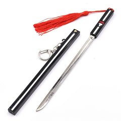 Anime Mini Metal Sword Keychain Bag Hanging Decoration