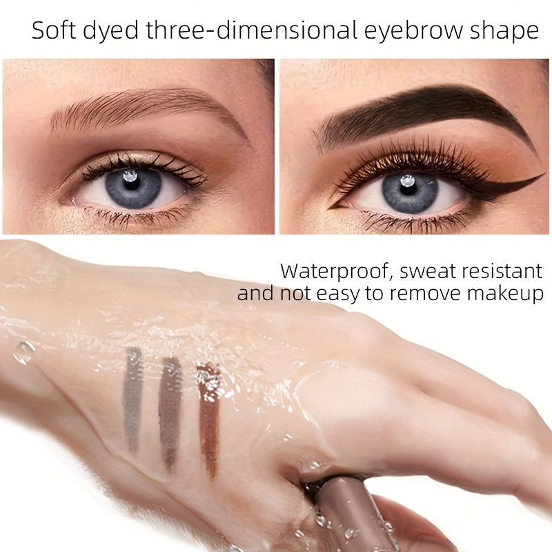 Waterproof Eyebrow Pencil Kit Smudge Proof Tinting Pomade Stick
