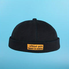 Retro Cotton Beanie Hat for Couple Students