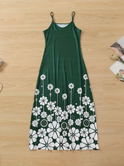 Floral Print Maxi Cami Dress Casual Dress For Summer & Spring