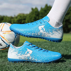 Men's Turf Football Boots Anti Skid Lace Up TF Soccer Cleats