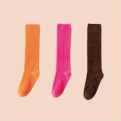 Warm Knee High Plush Lined Winter Socks