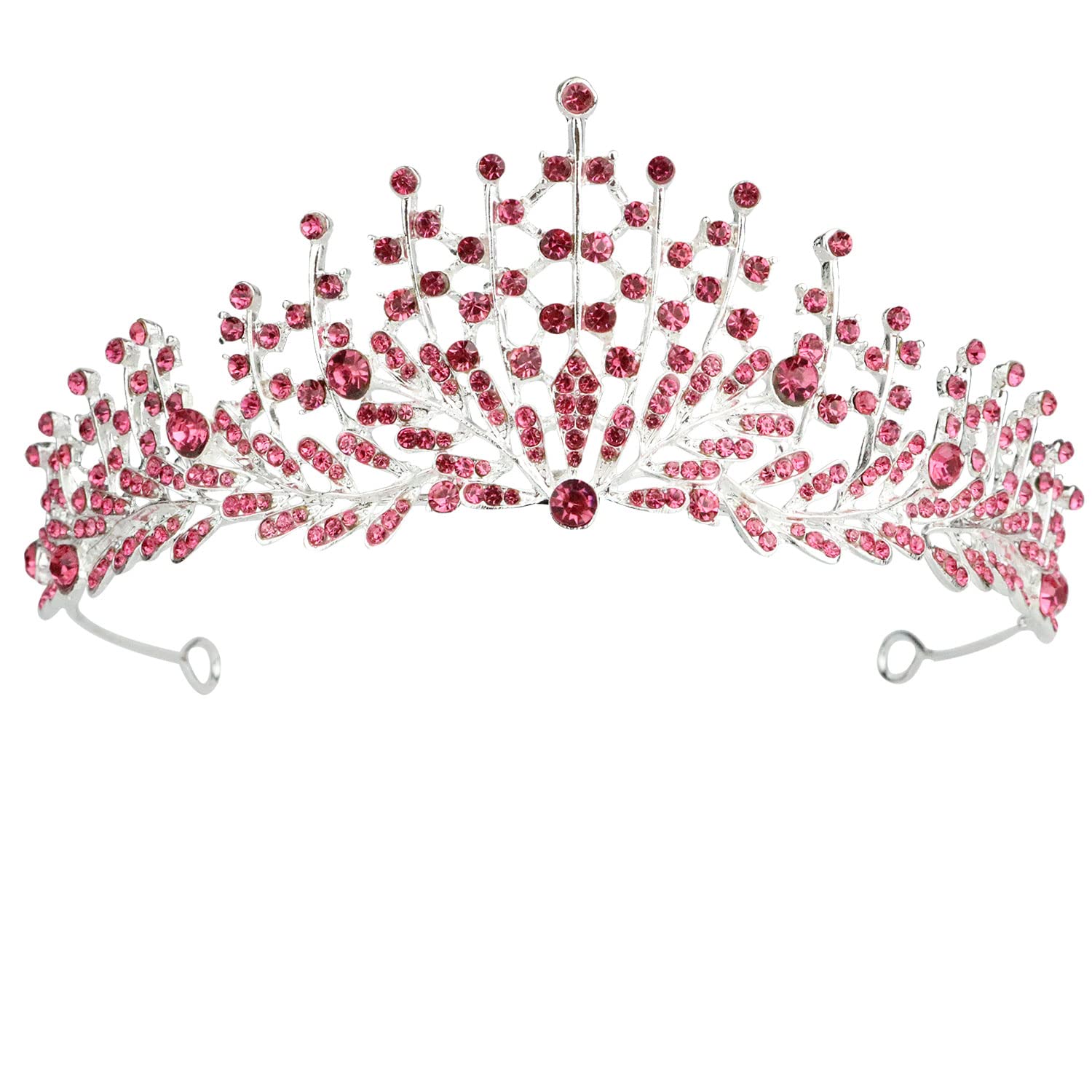 Baroque Crystal Queen Crowns Tiaras Princess Hair Accessories