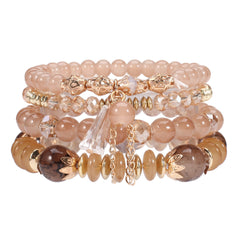 Bohemian Multilayered Stackable Bracelet Set