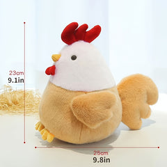 Plush Chicken Rooster Doll Soft Bedroom Pillow Gift