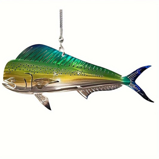 Shark Acrylic Car Mirror Pendant Bag & Key Chain Accessory Christmas Ornament