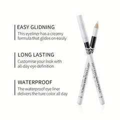 Soft Gel Eyeliner Pencil Highly Pigmented Waterproof Brightening Eye Makeup