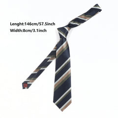 Business Formal Diagonal Stripe Tie For Men