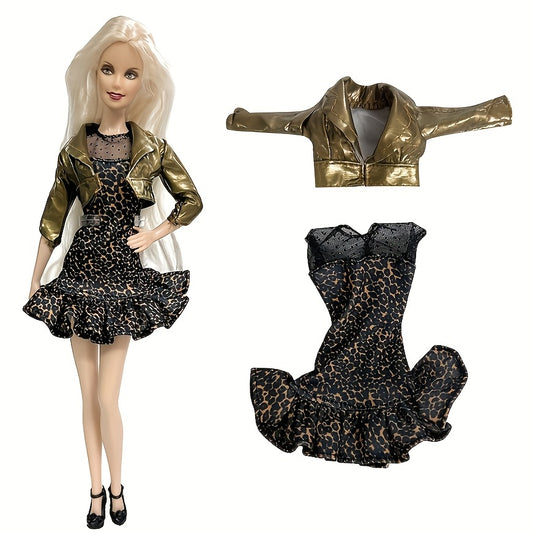 Doll Winter Coat Pants Dress Set for 29.97 cm Dolls