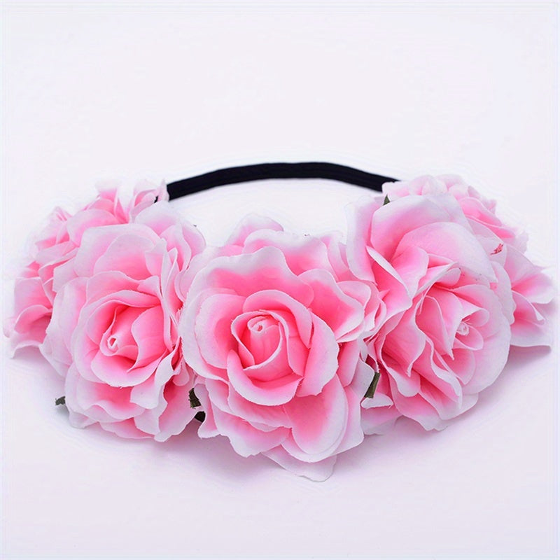 Flower Headband Bridal Headgear Vacation Seaside Hawaii Style Summer Accessories